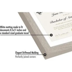 Americanflat 11x16 Graduation Frame With Tempered Shatter-resistant Glass - 2 Opening Mat Displays 8.5"x11" Diploma Or Certificate And Tassle - Available In A Variety Of Colors 16 Americanflat 11x16 Graduation Frame With Tempered Shatter-resistant Glass - 2 Opening Mat Displays 8.5"x11" Diploma Or Certificate And Tassle - Available In A Variety Of Colors -Safavieh Store GUEST 2e6fac9c b71d 46c4 a14a e189b7aacc2e
