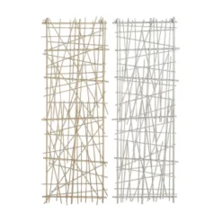 Set Of 2 Metal Geometric Overlapping Lines Wall Decors - CosmoLiving By Cosmopolitan -Safavieh Store GUEST 2f299803 abf2 4c4f 8f17 143f4ca62149