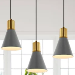 6" 1-Light Apollo Mid-Century Modern Iron LED Pendant - JONATHAN Y -Safavieh Store GUEST 2f364ee3 286b 43fc 8601 219f39c76c5b