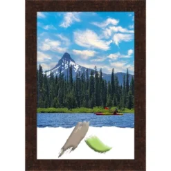 Amanti Art William Mottled Bronze Narrow Picture Frame -Safavieh Store GUEST 2f43f7aa 4692 4d3f 9255 3992c153f0c1