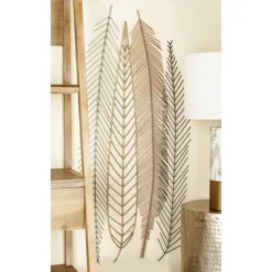 Metal Bird Feather Wall Decor - CosmoLiving By Cosmopolitan -Safavieh Store GUEST 312c1406 f28f 446d a4c3 18740732a04c