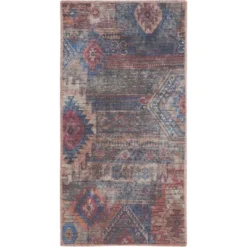 Nicole Curtis Machine Washable Distressed Southwestern Indoor Rug -Safavieh Store GUEST 32107be6 c56f 4362 87e2 a49988bcf50f