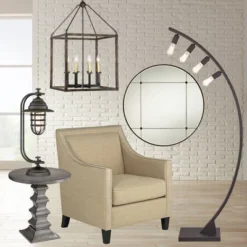 Franklin Iron Works Knox Industrial Desk Lamp 24" High Oil Rubbed Bronze LED Cage Glass Shade For Bedroom Living Room Bedside Nightstand Office House 15 Franklin Iron Works Knox Industrial Desk Lamp 24" High Oil Rubbed Bronze LED Cage Glass Shade For Bedroom Living Room Bedside Nightstand Office House -Safavieh Store GUEST 32ad0c14 eb10 45a6 b7a6 4b4e4a34925d