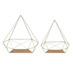 2pc Prouvé Diamond Shaped Shelf Set Gold - Kate & Laurel All Things Decor 8 2pc Prouvé Diamond Shaped Shelf Set Gold - Kate & Laurel All Things Decor -Safavieh Store GUEST 3451b0e3 3f78 4f90 a230 c1dd9ad8f41d