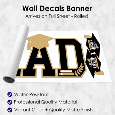 Big Dot Of Happiness Law School Graduation Party Decor - Vinyl Wall Decals - Grad 6 Big Dot Of Happiness Law School Graduation Party Decor - Vinyl Wall Decals - Grad - Image 4