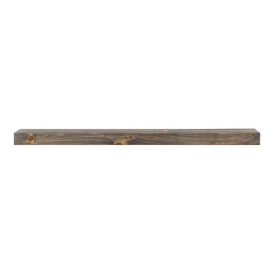 Modern Ember Vara Wood Mantel Shelf - Features Knots And Natural Distresssing 3 Modern Ember Vara Wood Mantel Shelf - Features Knots And Natural Distresssing