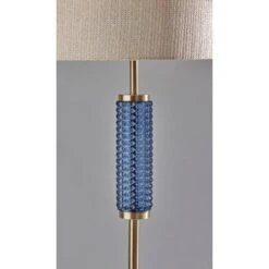 Glass Delilah Floor Lamp Antique Brass/Blue - Adesso 11 Glass Delilah Floor Lamp Antique Brass/Blue - Adesso -Safavieh Store GUEST 365e2d1d c729 4cdf b1d3 1dfbc3051f54