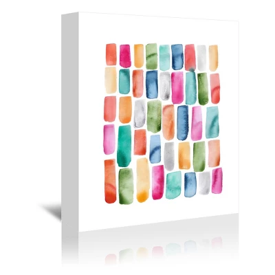 Americanflat Colorful Brushstrokes By Lisa Nohren Wrapped Canvas 6 Americanflat Colorful Brushstrokes By Lisa Nohren Wrapped Canvas - Image 4