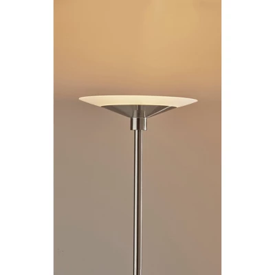 Solar Torchiere (Includes LED Light Bulb) Silver - Adesso 6 Solar Torchiere (Includes LED Light Bulb) Silver - Adesso - Image 4