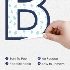 Big Dot Of Happiness It's A Boy - Peel And Stick Blue Baby Shower Standard Banner Wall Decals - Baby -Safavieh Store GUEST 3a247397 028e 4e0f a9b9 e89596a01822