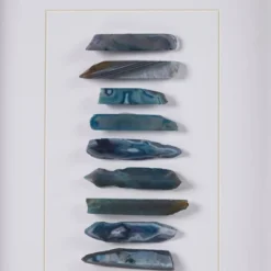 Cerulean Stones Real Natural Agate Framed Shadowbox Blue - Martha Stewart -Safavieh Store GUEST 3af0f8d6 c046 4abc a318 165c83be5269