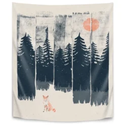 Americanflat A Fox In The Wild By NDTank Wall Tapestry -Safavieh Store GUEST 3bc75732 768a 4abf a2b9 a27812aafe55