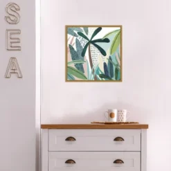 16" X 16" Tropical Rainforest I By Isabelle Z Framed Canvas Wall Art - Amanti Art -Safavieh Store GUEST 3db56e99 1fbc 4b8b bf79 c3e9dd2de0e3