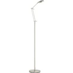 360 Lighting Modern Floor Lamp LED 50" Tall Satin Nickel White Acrylic Diffuser Adjustable For Living Room Reading Bedroom Office 16 360 Lighting Modern Floor Lamp LED 50" Tall Satin Nickel White Acrylic Diffuser Adjustable For Living Room Reading Bedroom Office -Safavieh Store GUEST 3f000f4a 404a 4f0c a286 597d084ebadc