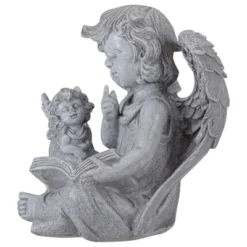 Northlight 8.25" Reading Angels With Book Outdoor Garden Statue -Safavieh Store GUEST 3fae02bf cd21 4202 be16 3ae995709c91