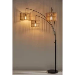 82" Cabana Collection 3-Arm Arc Lamp Black - Adesso -Safavieh Store GUEST 409c2b20 4279 49bb 8542 f6d3e3f05c79