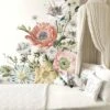 Vintage Poppy Floral Peel And Stick Giant Wall Decal - RoomMates -Safavieh Store GUEST 42eaebf4 ca00 4736 9c9b 64935e3c6323