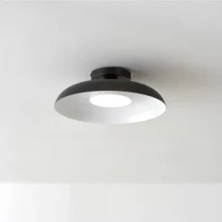 1-Light LED Integrated Matte Black Flush Mount Ceiling Light - Globe Electric -Safavieh Store GUEST 45038d43 012a 4e57 9f32 5d6c9116f2e4