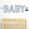 Big Dot Of Happiness It's A Boy - Peel And Stick Blue Baby Shower Standard Banner Wall Decals - Baby -Safavieh Store GUEST 453b38ef 1e89 4759 9d27 7c500219eaba