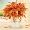 Collections Etc Artificial Fall Boston Fern Bushes - Set Of 2 -Safavieh Store GUEST 456df913 617e 4132 990e a18d00131fc7
