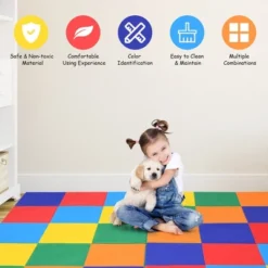 Costway 58'' Toddler Foam Play Mat Baby Folding Activity Floor Mat Home School Daycare 14 Costway 58'' Toddler Foam Play Mat Baby Folding Activity Floor Mat Home School Daycare -Safavieh Store GUEST 45e1cad2 a183 4e50 98ac 9610f7b75c87