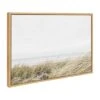 23" X 33" Sylvie East Beach Framed Canvas By Amy Peterson Natural - Kate & Laurel All Things Decor -Safavieh Store GUEST 48db4276 155c 4da7 8b26 fe1f733fc75a