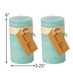 Sea Foam Pillar Candles - Set Of 2 -Safavieh Store GUEST 4aa7b48a b29f 4ac9 aca8 7042aa1fbfe5