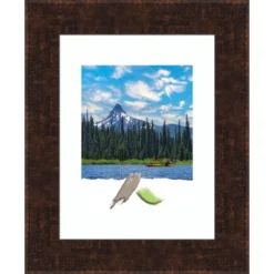 Amanti Art William Mottled Bronze Narrow Picture Frame -Safavieh Store GUEST 4eb9a716 de30 4b1f 9607 9c183b4a025b