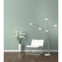 86" Luna Arc Lamp (Includes Light Bulb) Silver - Adesso -Safavieh Store GUEST 4f532147 da25 4262 9701 9ce73aee8256