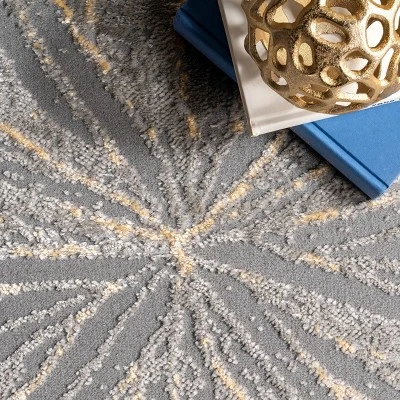 6'7"x9' Amaya Abstract Area Rug Gold - NuLOOM 10 6'7"x9' Amaya Abstract Area Rug Gold - NuLOOM - Image 8