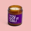NaturalAnnie Essentials You Got It Girl! Coconut Bamboo Soy Candle