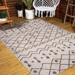 Nokat Modern Bohemian Inspired Indoor/Outdoor Area Rug - JONATHAN Y -Safavieh Store GUEST 51ff5f67 124f 42f4 bb26 c540f8037aab