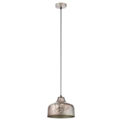 11" Bela Silver Metal Bowl Shaped Pendant Ceiling Light - River Of Goods -Safavieh Store GUEST 52f738fe 7ac5 4182 8cae 4a2fc85e39ac