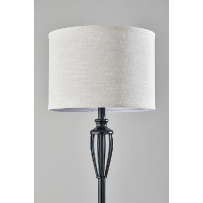 Joshua Floor Lamp Black - Adesso 3 Joshua Floor Lamp Black - Adesso