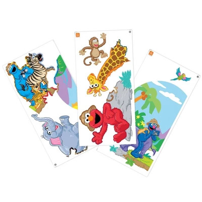 Sesame Street Wall Stories Elmo Goes To The Zoo Wall Decal 11 Sesame Street Wall Stories Elmo Goes To The Zoo Wall Decal - Image 9