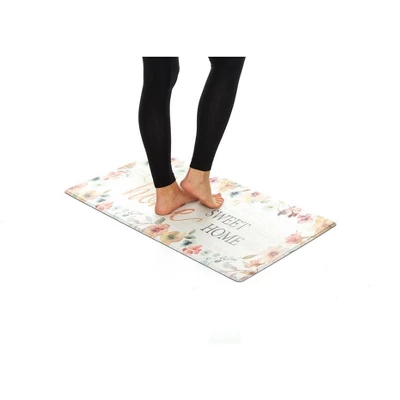 J&V TEXTILES 20" X 39" Comfort Collection Anti-Fatigue Kitchen Floor Mat (Home Sweet Home) 3 J&V TEXTILES 20" X 39" Comfort Collection Anti-Fatigue Kitchen Floor Mat (Home Sweet Home)