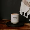 Sweet Water Decor Warm & Cozy 12oz Cream Stoneware Candle -Safavieh Store GUEST 5855a73c 27fc 45e7 8100 fd92de0f41ac