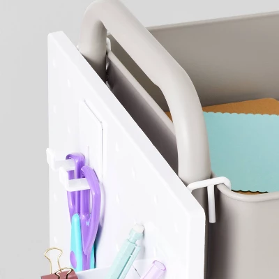 Pegboard Set White - Brightroom™ 5 Pegboard Set White - Brightroom™ - Image 3