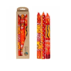 Global Crafts Unscented Hand-Painted Dinner Candles, Boxed Set Of 3 -Safavieh Store GUEST 5997c0c6 751c 457a ba64 50040f8ed2f8