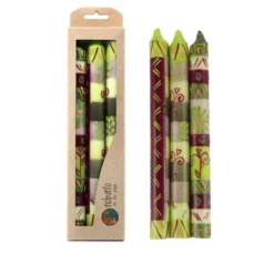 Global Crafts Unscented Hand-Painted Dinner Candles, Boxed Set Of 3 -Safavieh Store GUEST 5b2ca912 2025 419b a8ce c7f72303327d