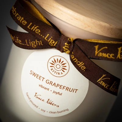 4"H Sullivans Sweet Grapefruit Candle; Multicolored 3 4"H Sullivans Sweet Grapefruit Candle; Multicolored