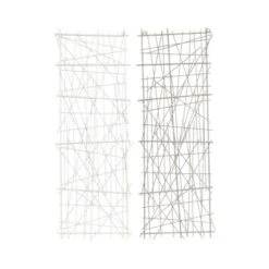 Set Of 2 Metal Geometric Overlapping Lines Wall Decors - CosmoLiving By Cosmopolitan -Safavieh Store GUEST 5b5a2f9b 92c7 4eef 9aa2 c9a5d5a4f40b