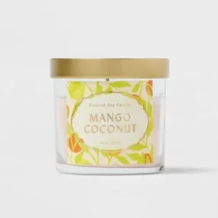 Glass Jar Mango Coconut Candle - Opalhouse™ -Safavieh Store GUEST 5fde4c7c e49f 4dd8 9155 a3e0346ab1da