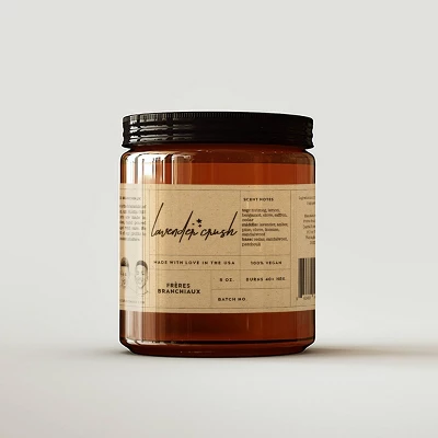 Lavender Crush Candle - Freres Branchiaux 6 Lavender Crush Candle - Freres Branchiaux - Image 4