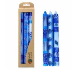 Global Crafts Unscented Hand-Painted Dinner Candles, Boxed Set Of 3 -Safavieh Store GUEST 62613db4 d56c 4ed3 9bac d5644d23c338