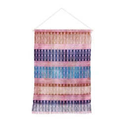 Schatzi Brown Mila Stripe Multi Wall Hanging Portrait Pink - Deny Designs -Safavieh Store GUEST 62a4a202 fb8f 4366 a393 0d81fc5951c3