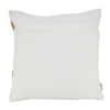20"x20" Oversize Textured Zig Zag Woven Down Filled Square Throw Pillow Ivory - Saro Lifestyle