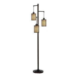 Lattice Design Rubbed Bronze Finish Tree Floor Lamp - StyleCraft -Safavieh Store GUEST 640409b2 d591 4989 9af1 226449bfeb60