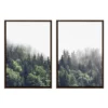 (Set Of 2) 23" X 33" Sylvie Foggy Day Framed Canvas Set By Creative Bunch Brown - Kate & Laurel All Things Decor -Safavieh Store GUEST 64267c89 84d0 4b99 b09d ed4f18fb2ae9