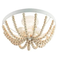 15" Delilah Boho Semi-Flush Mount Pendant White - River Of Goods -Safavieh Store GUEST 6473833a 9087 449e 8bd2 56ecd43179f6